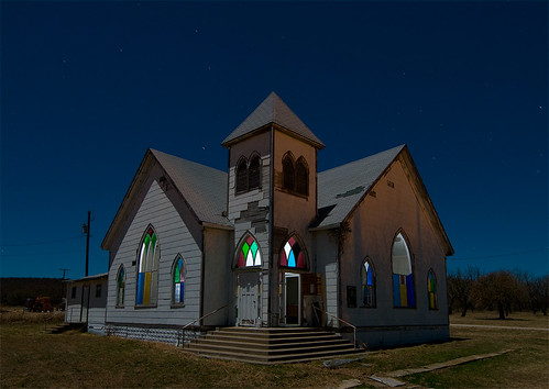 abandoned church night texas first methodist jermyn fmc