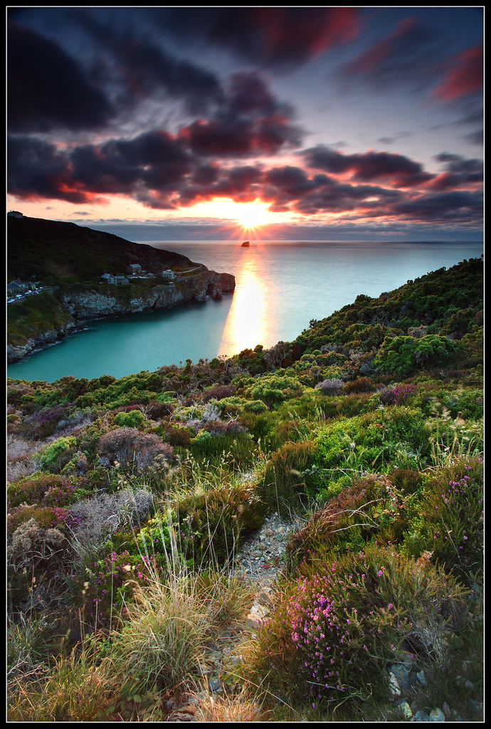 Sunset over St. Agnes by grant_lampard