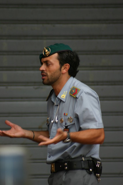Italian Policeman, Milan Italy 2005