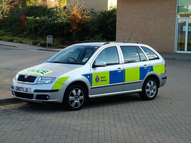 Kent Police Skoda Fabia II (GN07 LJL)