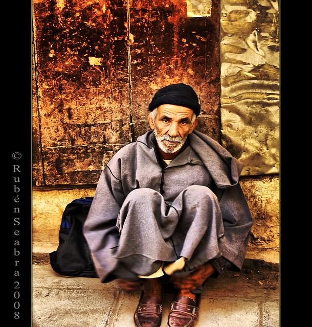 Moroccan old man - HDR