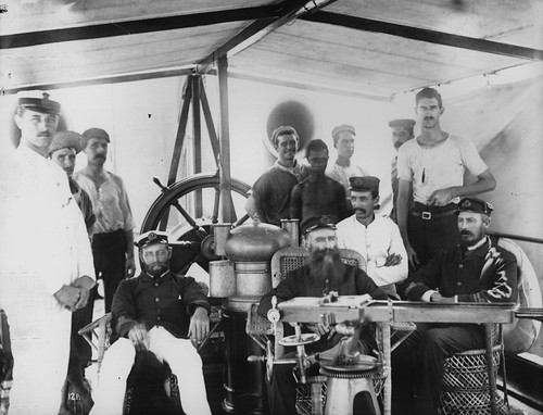 Ferry crew in the bridge | by Powerhouse Museum Collection