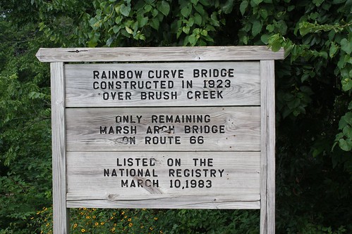 Rainbow Curve Bridge in Riverton, KS.