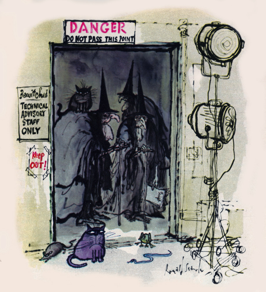 Bewitched Illustration by Ronald Searle