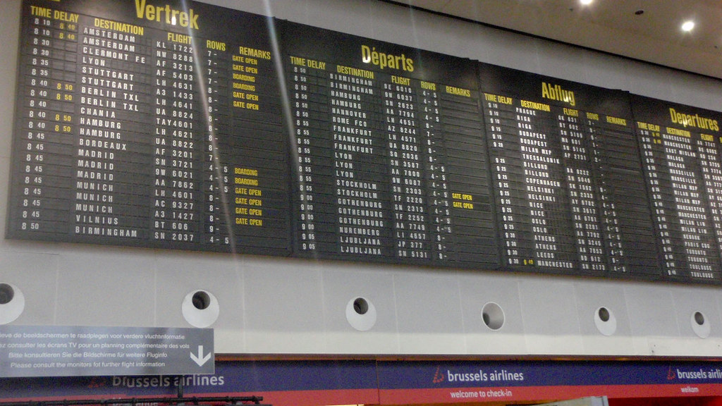 where to? | airport departure schedule | Arnie Lee | Flickr