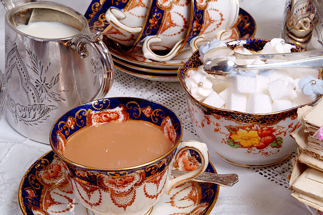 Tea? by Vintage Tea Sets | clarabows.wordpress.com | Flickr