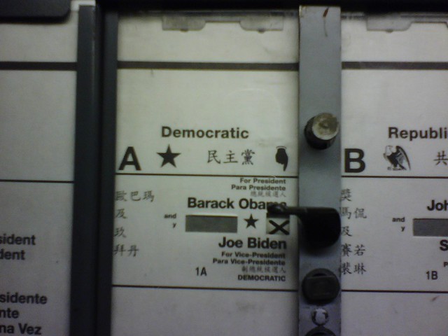 Nov. 4, 2008 - My Vote For Obama