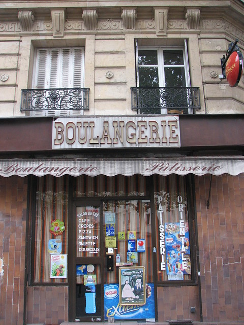 Boulangerie in Menilmontant, Paris, France