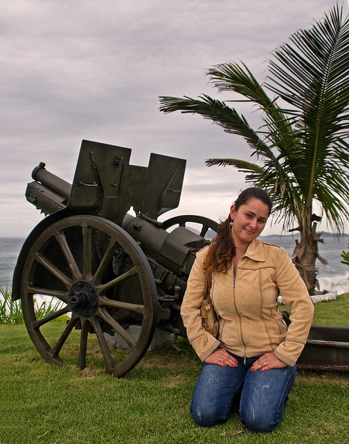 Gaby no Forte de Copacabana