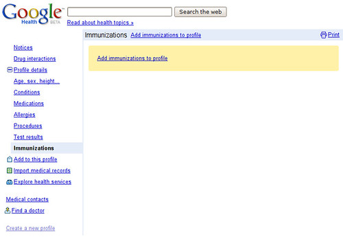 Google Health 10 - Immunizations | by louisvolant