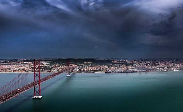 Lisbon cloudscape
