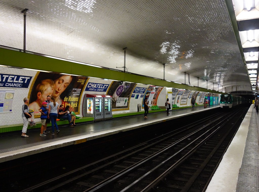 20150806, Paris (RATP metro), Châtelet - ligne 7 | Wattman | Flickr