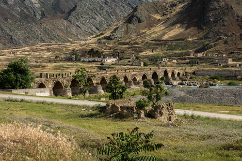 eastazerbaijan iran ir persien persia lanscape spring khodaafarin bridges