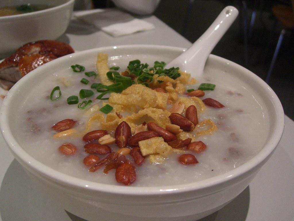 Sampan Congee with Beef, Squid, Jelly Fish - Pacific Seafood BBQ House
