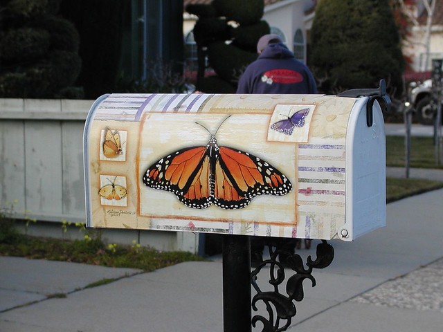 butterfly mailbox