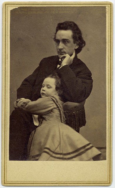 Edwin Booth and his daughter Edwina