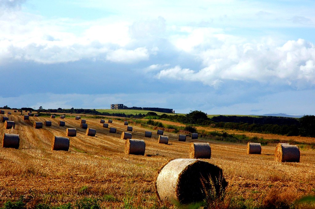 Hay Bales with a View............the end of Summer by MarsW
