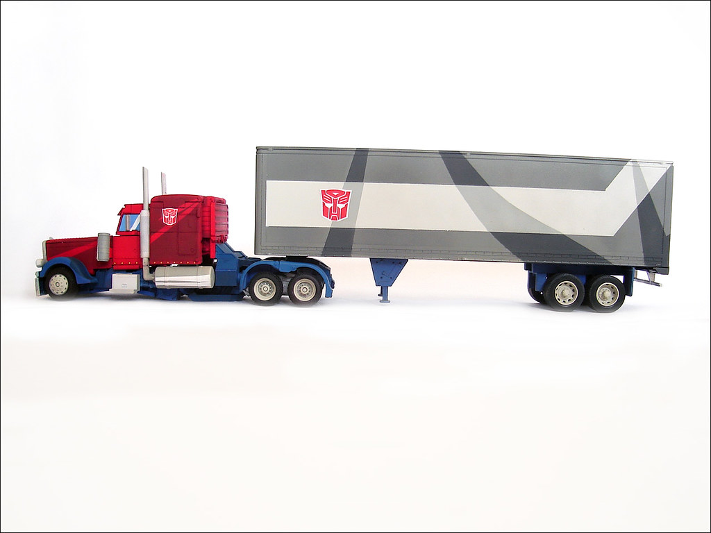 Optimus Prime Cartoon Style Truck Mode | Prime was airbrushe… | Flickr