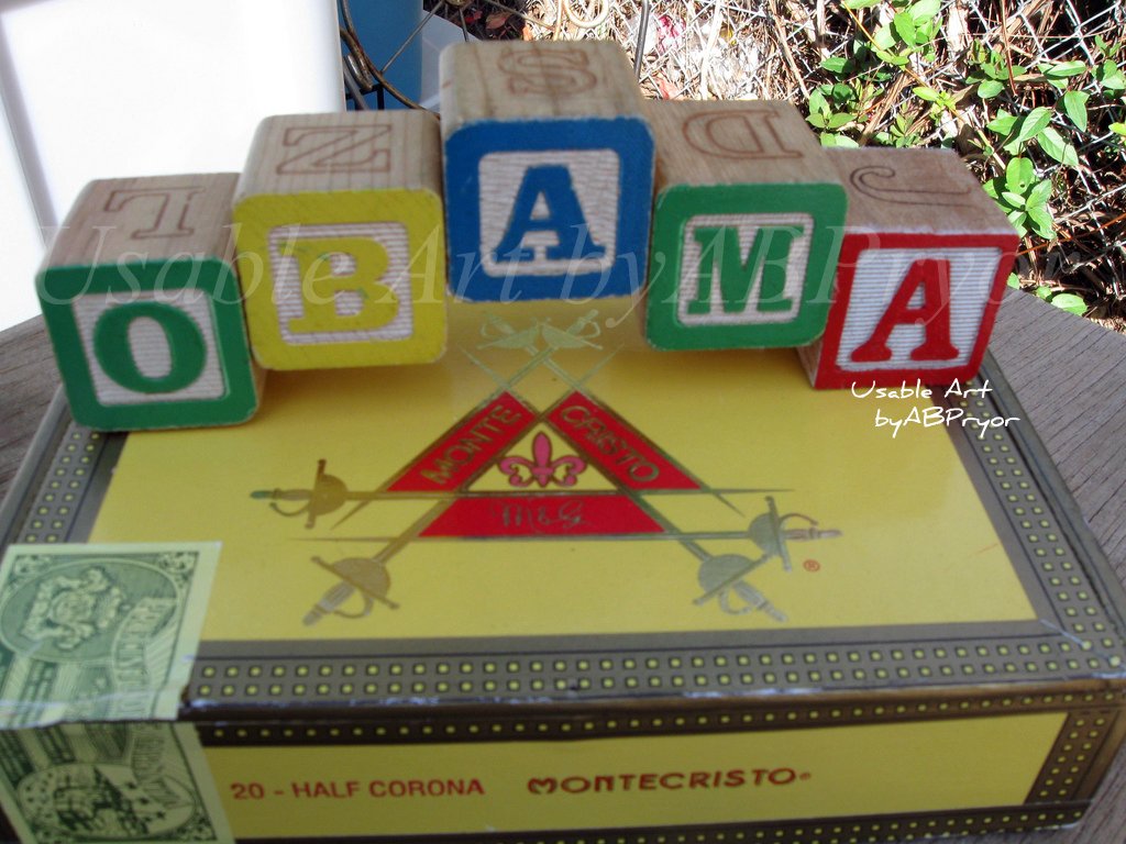 Obama Block Paper Obama Building Block Desk Paperweight | A bridge to somewher… | Flickr