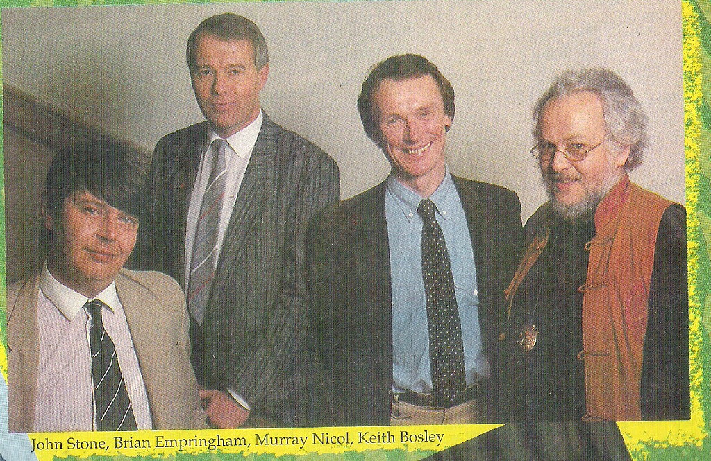 BBC World Service newsreaders | From the left: John Stone, B… | Flickr