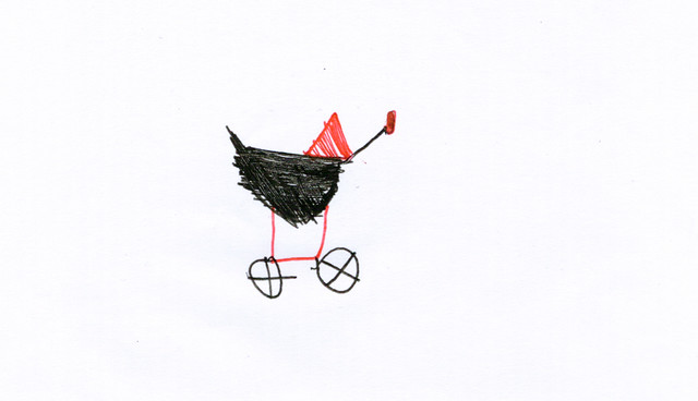 Sebastian's Stroller Drawing