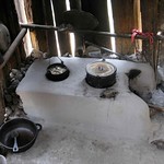 Cocina de la casa - Kitchen with oven; Jinotega, Nicaragua