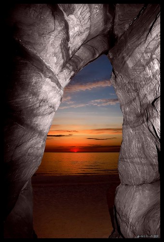 sunsets cave