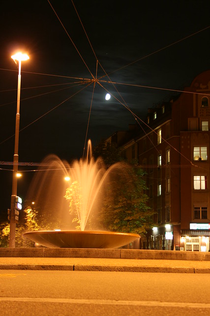 bullingerplatz at night