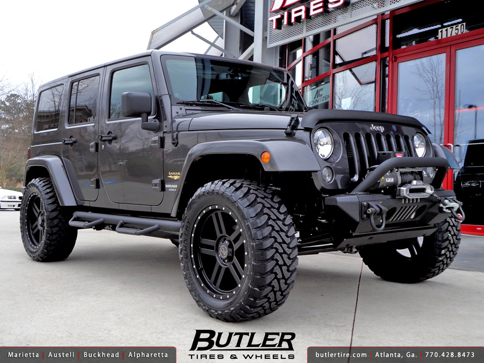 Jeep Wrangler Unlimited with 20in Black Rhino Mojave Wheel… | Flickr