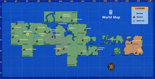 Early Second Life World Map 2003 Wow Daniel Voyager Flickr