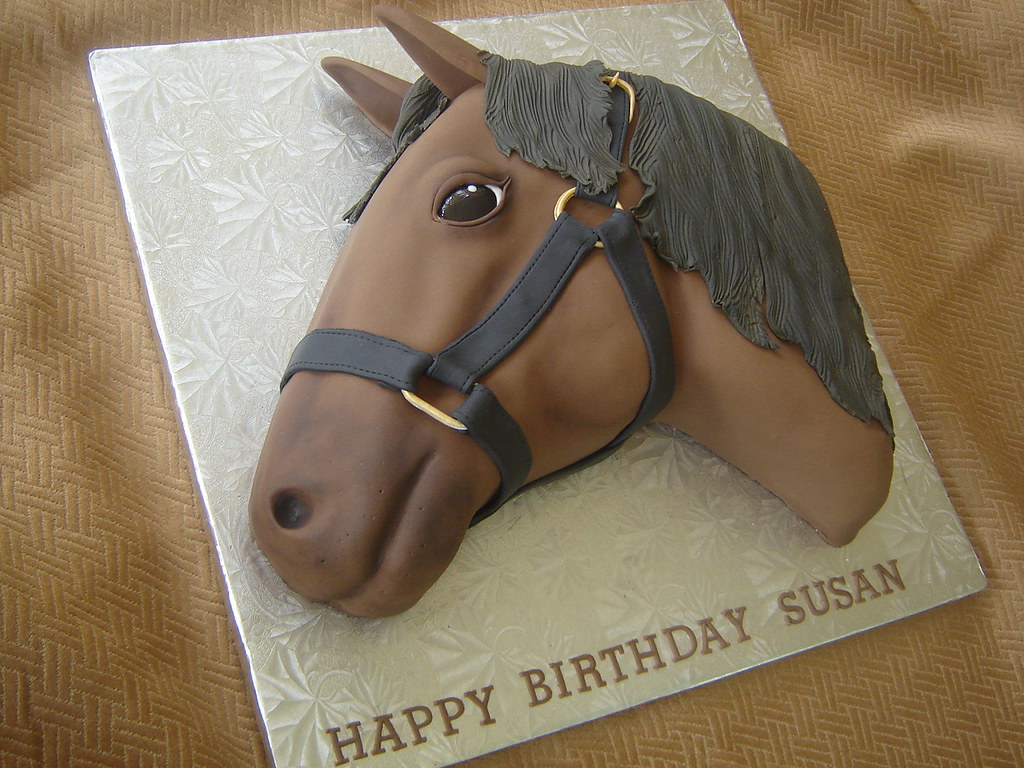 Horse Happy Birthday Cake Topper Horse Racing Party Algeria