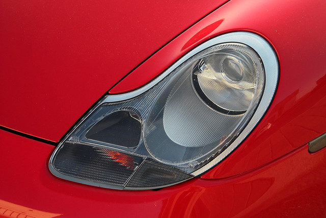 Porsche 911S headlight