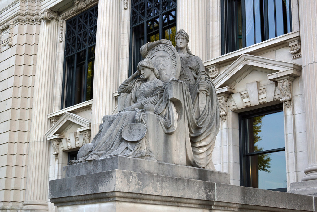 Justice and Power Sculpture, Illinois Supreme Court Buildi… | Flickr