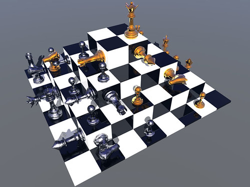 Escher Chess Checkerboard | by padidat