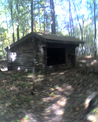 A cabin in the Naugatuck State Forest