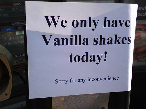 Only Vanilla Shakes? | by russellviii