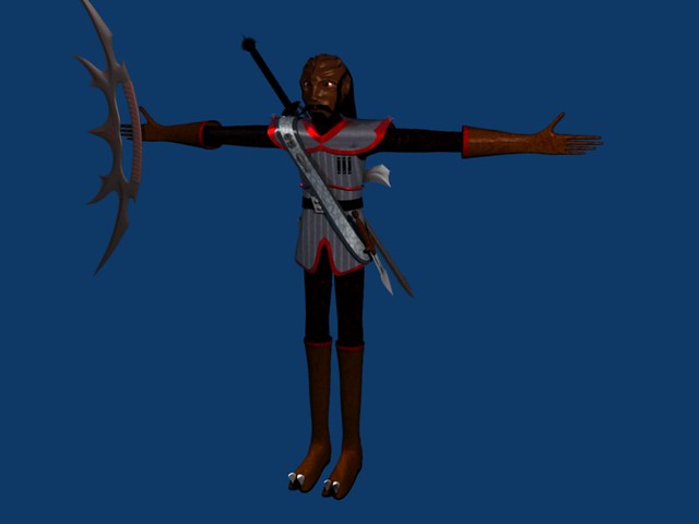 Armed klingon