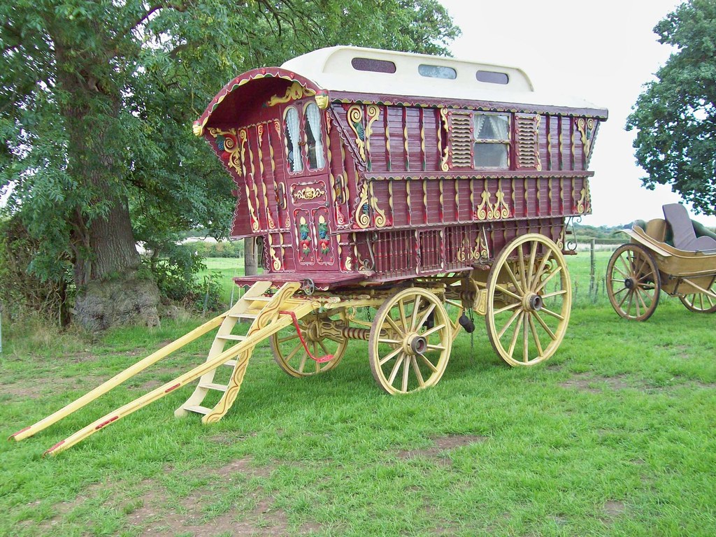 102 Romany Gypsy Caravan Romany Gypsy Caravan Shot At Abbo… Flickr