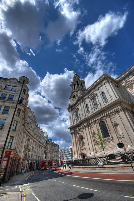 St Paul's Cathedral from Cannon Street