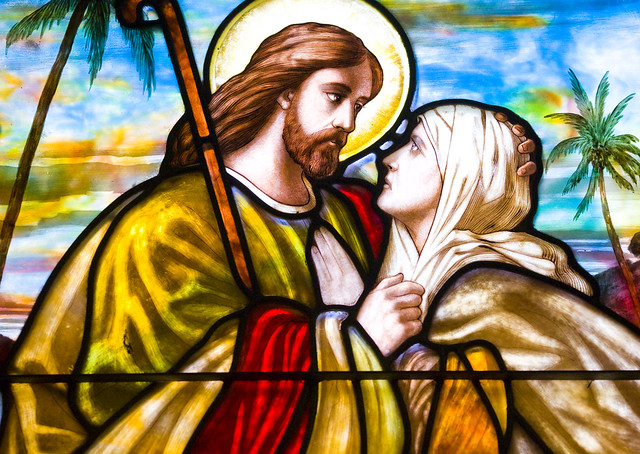 Jesus Christ in Stained Glass
