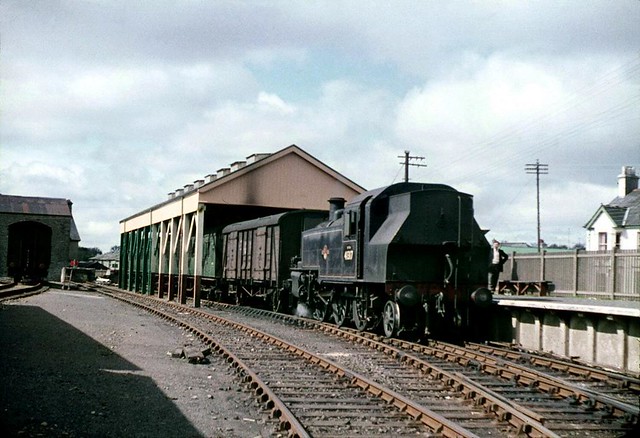BR Ivatt Class 2MT at Callington station