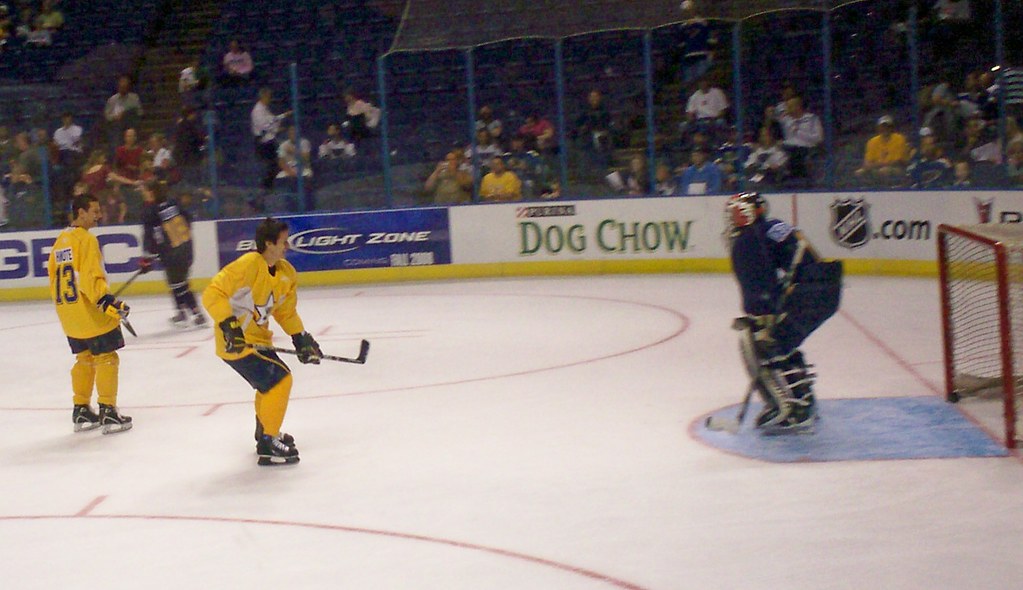 ALUMNI GAME (14) bruce racine paul kariya dan hinote | Flickr