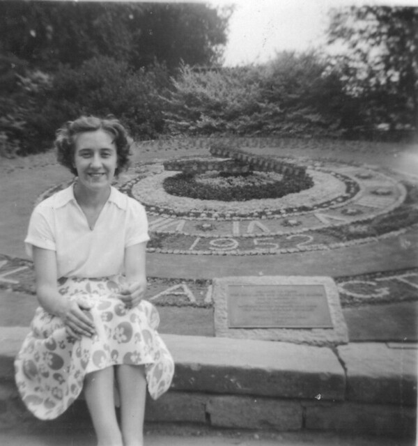 The Floral Clock Gardens Leamington Spa 1952
