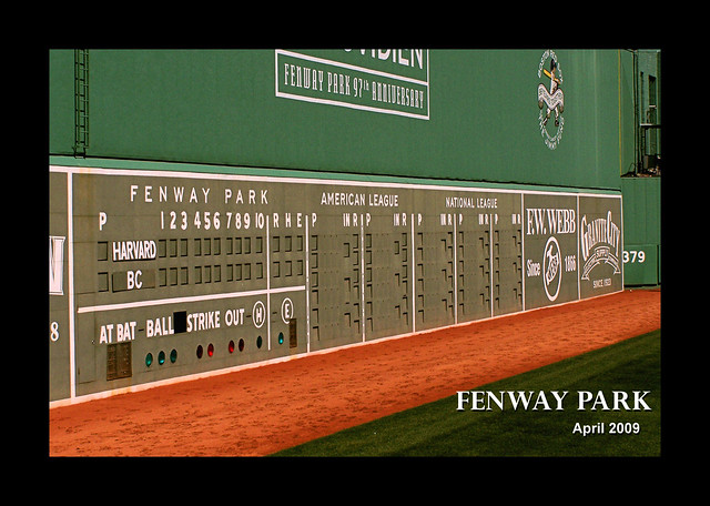 Boston: Fenway - The Green Monster 2009
