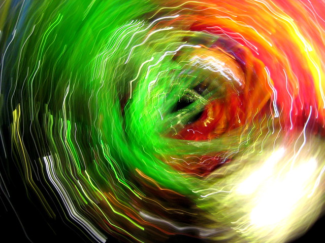 Chihuly-inspired camera blur