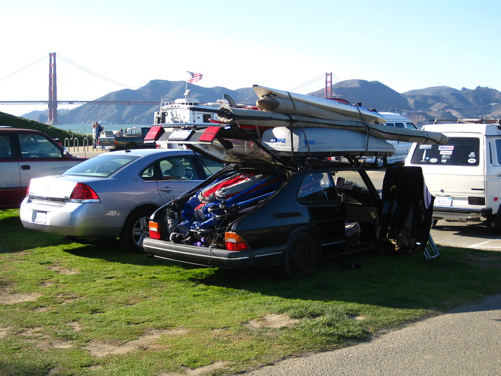 Loaded for Windsurfing