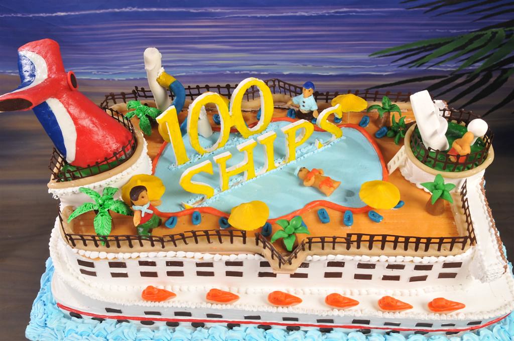 carnival cruise line cake