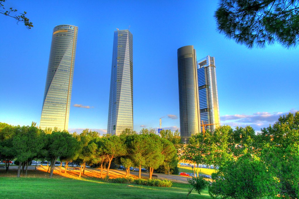 Las cuatro torres, Madrid, España