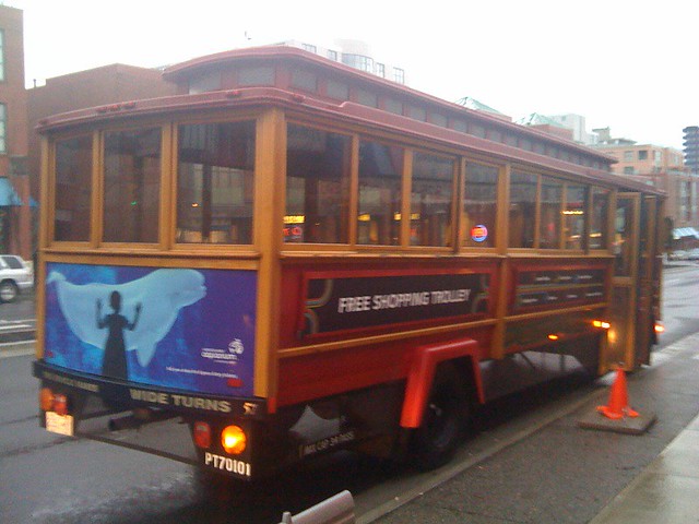 "Shop the Cambie" trolley