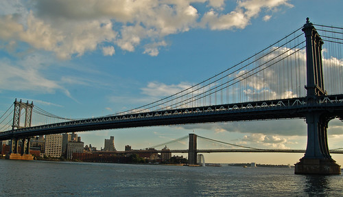 Manhattan and Brooklyn Bridges